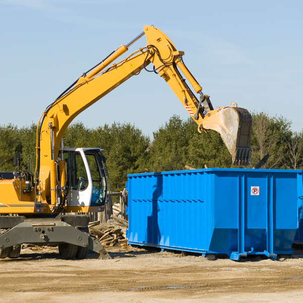 can i choose the location where the residential dumpster will be placed in Hallettsville Texas